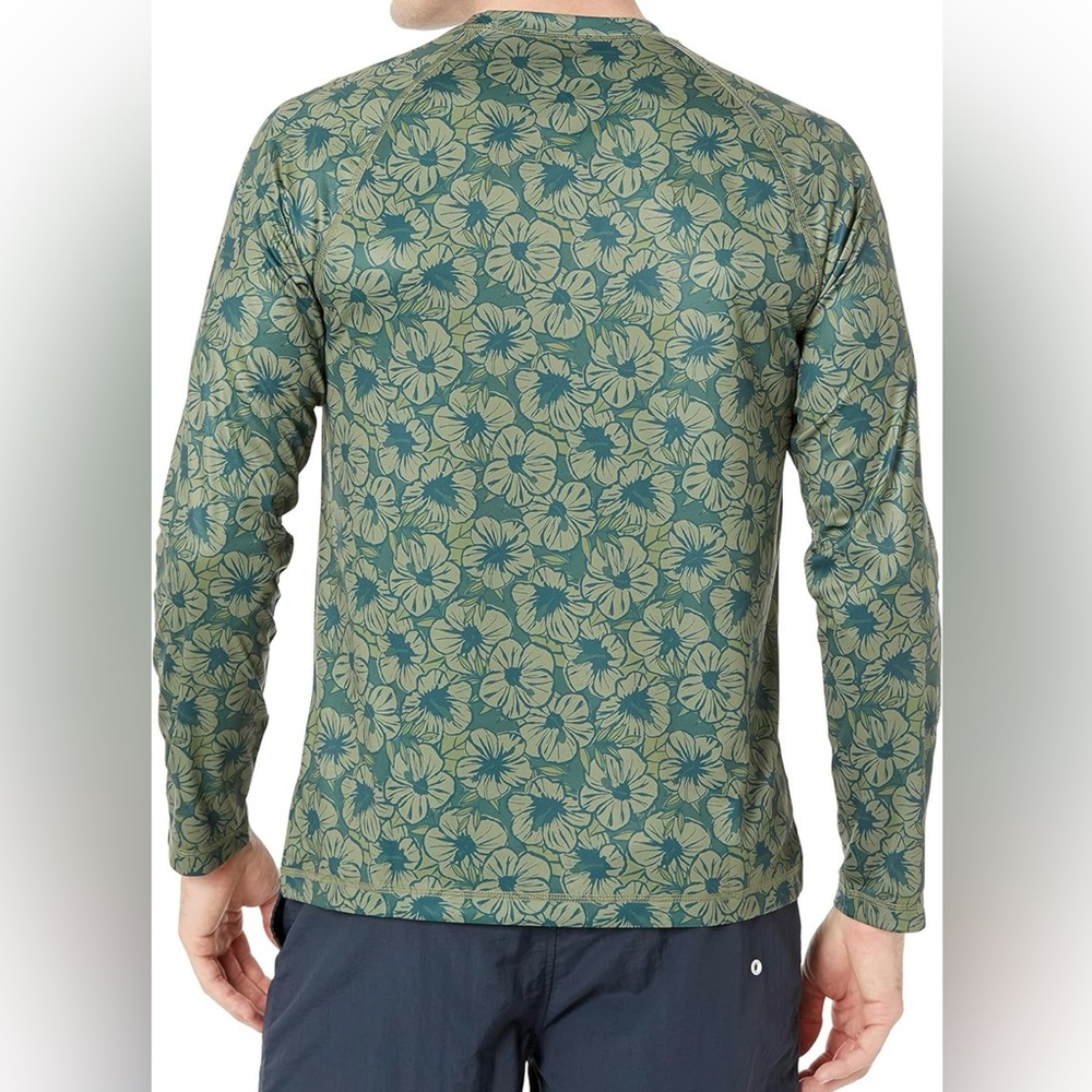NEW| Amazon Essentials Men's Long-Sleeve Quick-Dry UPF 50 Swim Tee - Picture 2 of 7